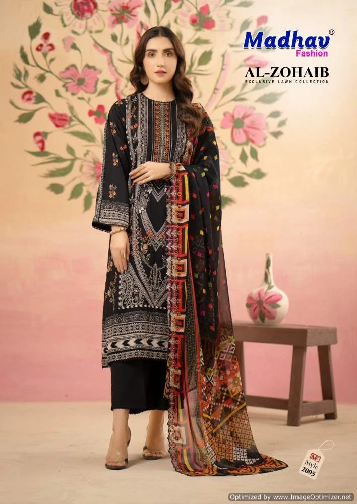 Madhav  Al-Zohaib Vol 2 Cotton Wholesale Readymade Pakistani Salwar Suit Catalog